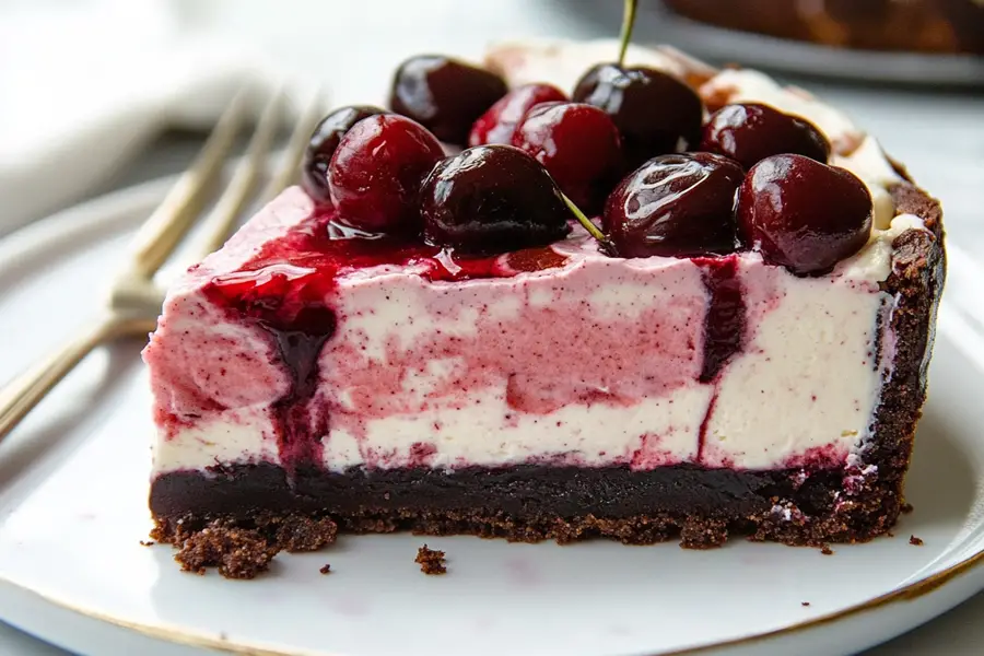 Chocolate Cherry Cheesecake