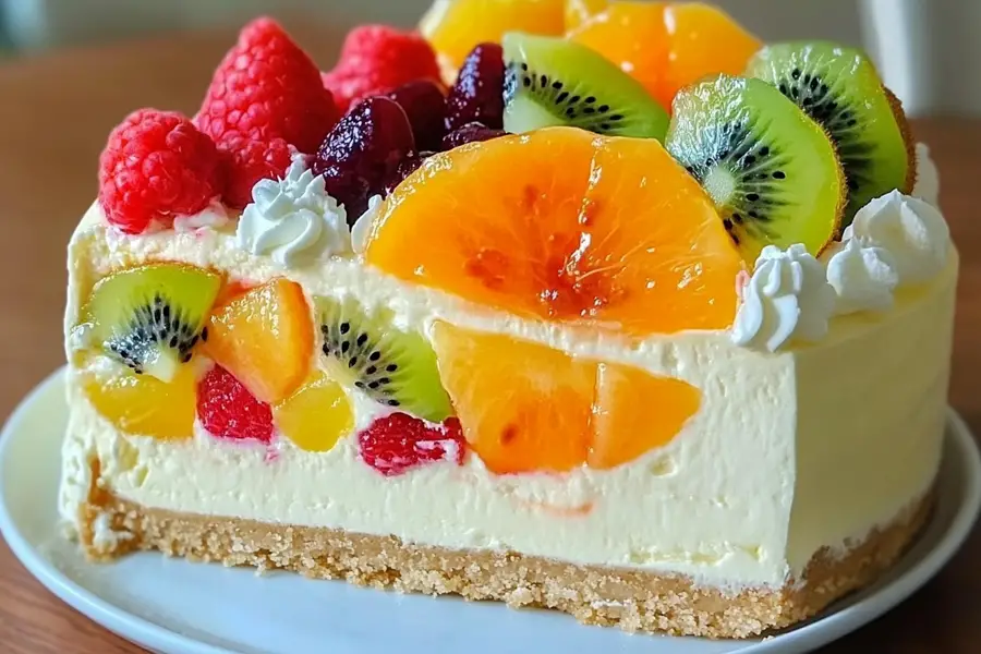 Tropical Fruit Symphony Cheesecake