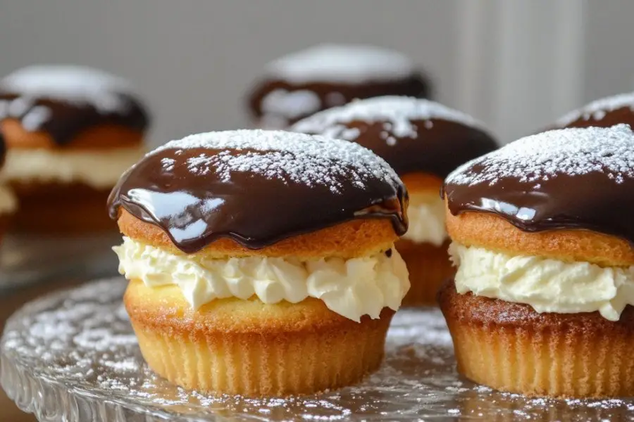 Boston Cream Pie Cupcakes