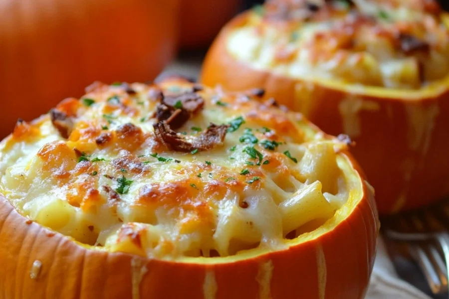 Pumpkin Pasta Bake