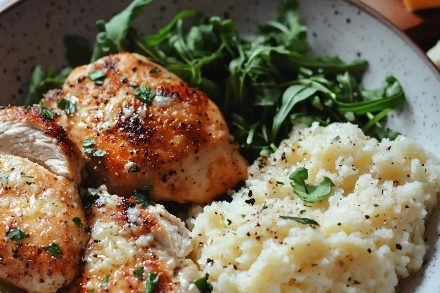 Slow Cooker Garlic Parmesan Chicken