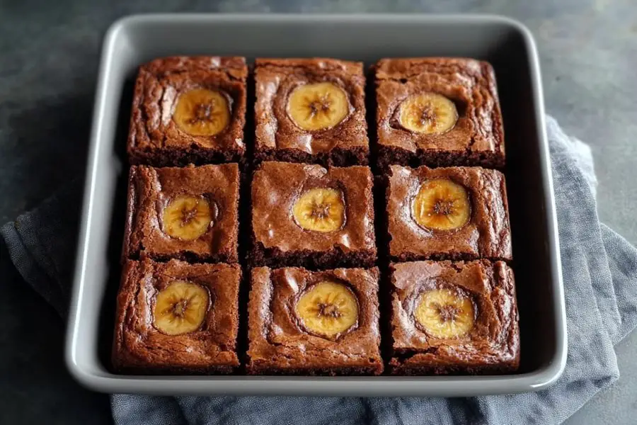 banana bread brownies