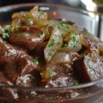 Beef Liver Smothered with Onions