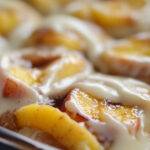 Peach Cobbler Cinnamon Rolls