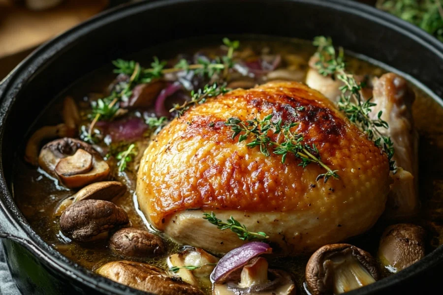 Rotisserie Chicken and Mushroom Soup