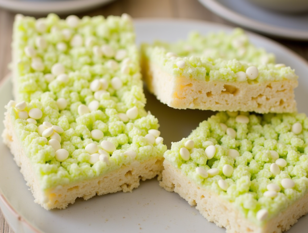 Key Lime Pie Rice Krispie Treats