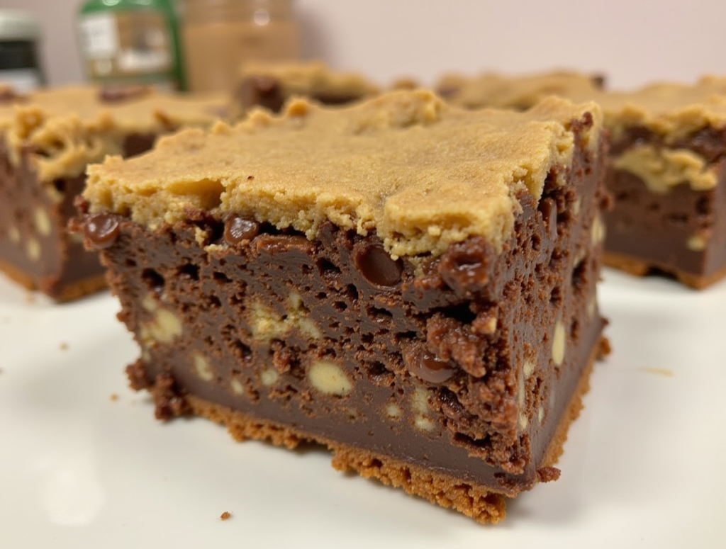 Hot Fudge Chocolate Chip Cookie Bars