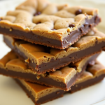 Hot Fudge Chocolate Chip Cookie Bars