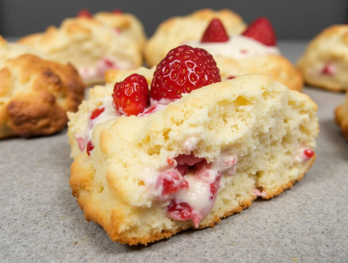 Strawberries and Cream Scones