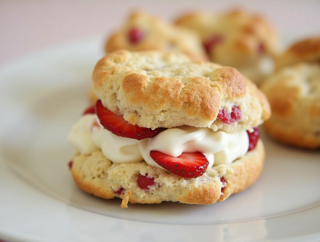 Strawberries and Cream Scones