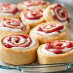 Strawberries and Cream Sweet Rolls