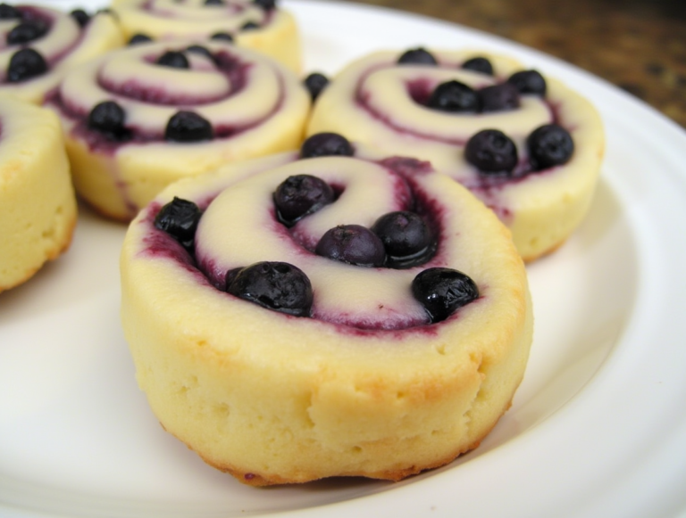 Homemade Lemon Blueberry Sweet Rolls