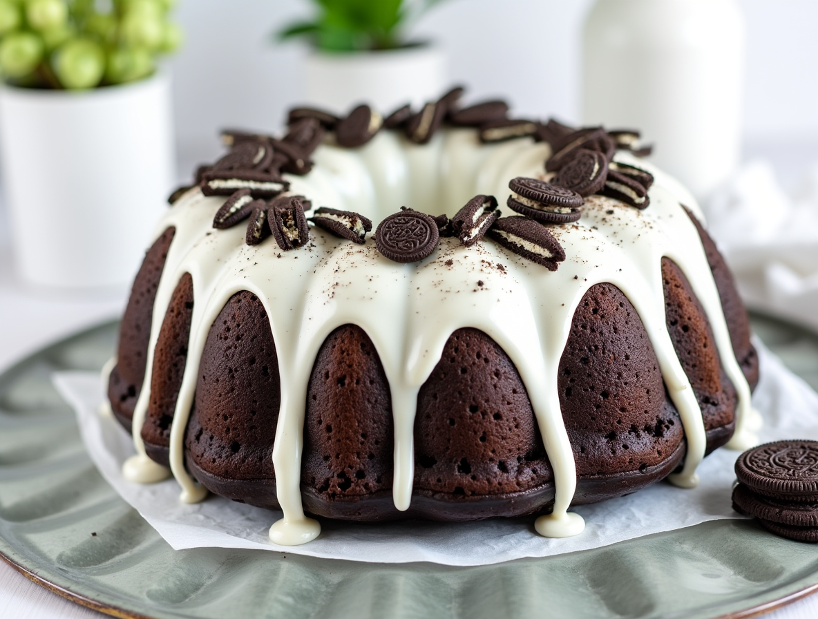 Oreo Bundt Cake