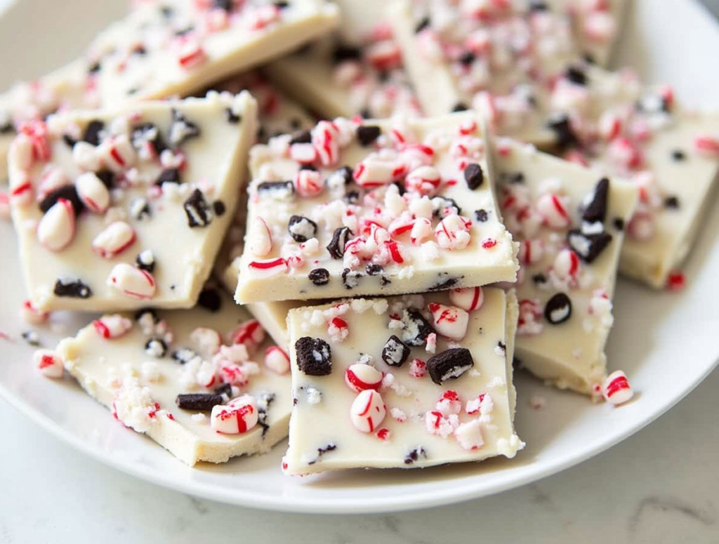 Peppermint Oreo Bark Recipe