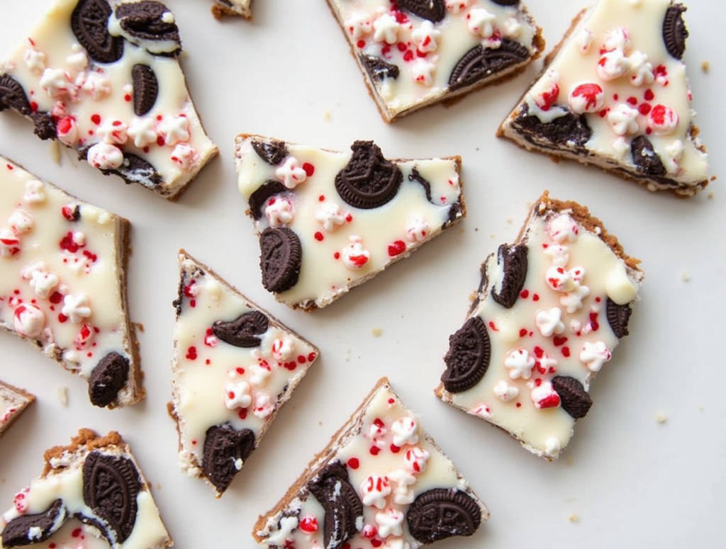 Peppermint Oreo Bark Recipe