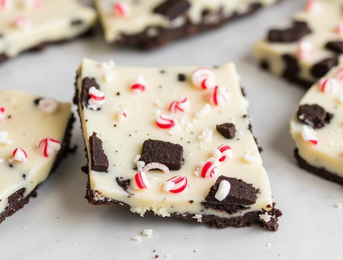 Peppermint Oreo Bark Recipe